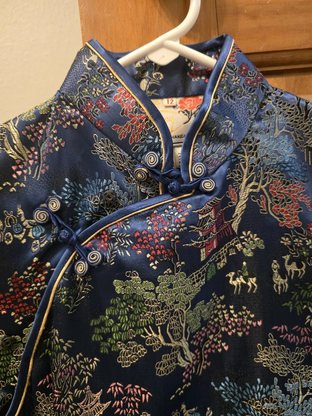 Vintage 1992 Girls Size 12 Silk Kimono Disney World
